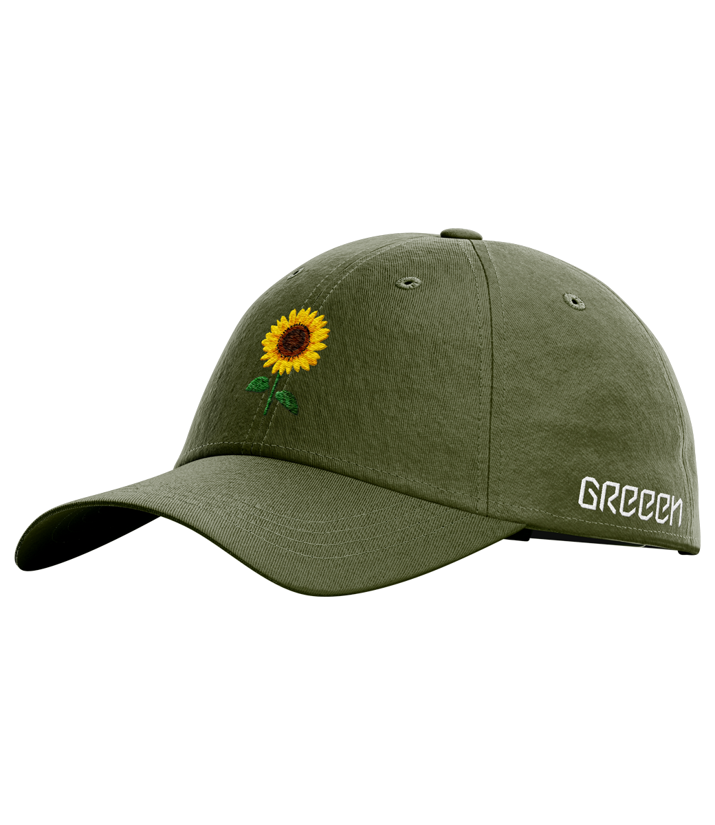 Sonnenblumen Cap Olive